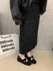 Sapatos Mary Jane com laço francês, forro de lã, sapatos Mao Mao 2025, primavera e outono, novo estilo, estilo Chanel, sapatos de camada única, sapatos femininos com aumento de altura