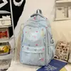 Mochilas de Alta Qualidade com Estilo Fresco e Doce para Alunos do Ensino Fundamental, Médio e Universitário, Grande Capacidade, Mochilas Casuais e Versáteis
