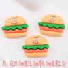 Nueva serie de hamburguesas para ojos terminada paquete de materiales de decoración para funda de teléfono móvil horquilla para el pelo al por mayor