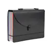 Bolsa de acordeón arcoíris A4 de gran capacidad con 13/25 compartimentos, seleccionada cuidadosamente, bolsa de almacenamiento de documentos portátil impermeable de PP