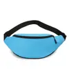 Bolsa de Cintura Esportiva Simples para Celular para Homens de Comércio Exterior Transfronteiriço, Bolsa Transversal de Ombro Único Estilo Coreano Simples para Mulheres, Bolsa de Peito Ajustada de Cor Sólida