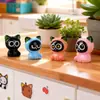 Dibujo Animado 3D Luo Xiaohei Figura Linda de Resina Accesorios DIY Creativo Escritorio Cultural Regalo de Año Nuevo Venta al por Mayor