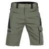 Pantalones Cortos Tácticos Elásticos Transfronterizos Nuevos para Hombre, Pantalones de Cinco Puntos Camuflaje para Exteriores, Pantalones Cortos de Trabajo Transpirables Resistentes al Desgaste de Verano