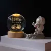 Base Luminosa Cristais Esculpidos 3D Bolas de Cristal Série Constelação Presentes para Estudantes Homens e Mulheres Decoração de Casa Cristal Branco Pedra de Cristal