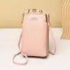 2026 Nueva Moda Estilo Vertical Bolso para Teléfono Móvil de Mujer, Versión Coreana, Gran Capacidad, Cartera para Teléfono de Hombro Cruzado Individual al por Mayor
