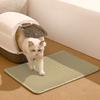 Tapete para Areia de Gato Bacia para Areia de Gato Tapete Antirrespingos Tamanho Grande Camada Dupla Filtrante Antivazamento Tapete de Areia Almofada Antirrespingos Tamanho Grande