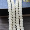 Cuentas Auténticas de Cubo, Pulseras de Bodhi Blanco, Cadena de Raíz de Bodhi de Cuentas de Cubo 6*8, Cuentas Budistas, Accesorios de Joyería con Cuentas