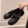 Zapatos Mary Jane Retro de Retazos para Mujer, Nuevo Estilo Primavera 2026, Zapatos Birkenstock de Boca Baja, Estilo Francés, Adecuados para Combinar con Vestidos, Zapatos de Noche