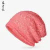 Nova Touca de Renda com Tela para Primavera e Verão Feminina, Oca, Respirável, Fina, Camada Única, Estilo Japonês e Coreano, Pequena Touca para Rosto