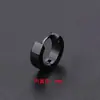 Pendientes estilo punk combinación de hombres moda hombres canalla guapo simple pendientes de acero de titanio estilo neutro pendiente personalidad números romanos