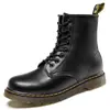 1460 Novas Botas Martin Estação Europeia Par Casal Estilo Retrô Britânico Cano Alto Ferramenta Couro Bico Redondo Botas de Couro Masculinas e Femininas