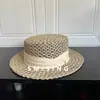 Nuevo Sombrero de Paja Plano para Sol para Parejas, Primavera, Verano y Otoño 2026, Moda Versátil, Protección Solar para Viajes, Sombrero de Sol de Paja