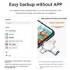 Lector de tarjetas TF multifunción cuatro en uno para teléfono móvil Apple Android Huawei tipo-c, convertidor universal para computadora