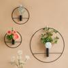 Venta al por mayor de flores artificiales de estilo nórdico para decoración de pared de estudio, restaurante, fondo de TV creativo