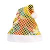 Gorro de Navidad con Lentejuelas Transfronterizo Nuevo Gorro de Navidad con Lentejuelas de Color Degradado Fiesta Decoración de Fiesta Gorro de Lentejuelas