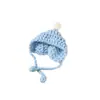 Gorro mini de punto lindo muñeco de peluche hilo atuendo accesorios de peluche tocado diy decoración de muñeca hecha a mano