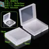 Caja de plástico PP de color niebla para gafas de lectura para miopía, caja universal para gafas de sol, caja de gafas de sol, caja de gafas