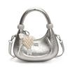 Bolso Media Luna de Diseño Único Bolso de Mano Moda Versátil Verano 2025 Melard Bandolera de Un Hombro Tipo Dumpling