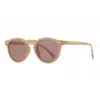 Gafas de Sol Redondas Pequeñas Clásicas Retro Transfronterizas Moda Tachuela Montura Pequeña Gafas de Sol Unisex Modernas Versátiles