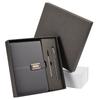 Conjunto Caixa de Presente Caderno A5 Logotipo Corporativo Personalizado Conjunto de Mão para Conferência de Escritório de Negócios de Alto Nível Presente