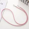 Nuevo Cordón para Teléfono Móvil Largo Cadena Cruzada de Mezclilla Bolsa para Llevar en la Espalda Cadena Colgante Llavero Colgante Cuerda de Muñeca