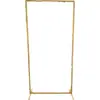 Pantalla de Hierro Forjado para Bodas Marco Rectangular Decoración de Fondo de Escena de Boda Soporte Retráctil Kt Arco de Soporte Accesorios