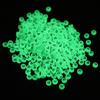 Cuentas luminosas al por mayor 7*4mm redondas hechas a mano amor luminosas tres cuentas sueltas DIY accesorios de cuentas para manualidades