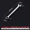 Llave de Flor de Ciruelo Acabado Espejo de Doble Propósito, Llave Inglesa Abierta, Herramienta de Reparación de Automóviles, Llave de Boca Abierta, Llave de Cabeza Fija para Reparación de Automóviles 6 mm-32 mm