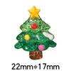 Lentejuelas Transparentes Papá Noel Hombre de Jengibre Dibujo Animado Resina Accesorios de Joyería Gel Crema Horquilla Material Hecho a Mano Venta al por Mayor