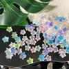 Nova Nail Art Gelo Colorido Estrela Jóias Brilhando Desgaste Adesivo de Unhas Diamante Estrela de Cinco Pontas DIY Acessórios de Unhas