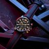 Nuevo Producto Reloj Megir para Hombre Cronógrafo Multifunción Correa de Cuero Genuino Deportivo de Cuarzo Dropshipping 2156