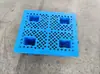 Paleta de Plástico de Malla de Cuatro Patas para Taller y Almacén, Usada para Rotación de Carga, Productos Frescos de Supermercado, a Prueba de Humedad, Elevada, para Comercio Electrónico y Entrega Express, con División