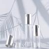 Botella pulverizadora de vacío de 15 ml a 50 ml, ideal para rellenar en viajes, para cremas, lociones y productos para el cuidado de la piel.