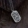Colar Pingente Totem Cabeça de Tigre 3D em Prata Esterlina 925 Masculino Marca Militar de Nicho de Alto Padrão Acessório Tendência Retrô