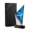 Trofeo Medalla de Cristal Colorido Creativo de Gama Alta Hecho a Medida Premios de Reunión Anual de Empresa Conmemorativo para Empleados Destacados Personalización
