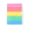 Novo Bolso de Bobina de Silicone de Alto Valor para Livros Portátil Fofo Caderno de Bobina Notas de Estudante Conhecimento Chave Bloco de Notas