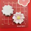 Flor Simulada Brilhante de Cinco Pétalas Série de Flores Coloridas Acessórios de Resina DIY Cola de Creme Capa de Celular Joias Ímã de Geladeira