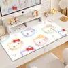 Mouse Pad de Gatinho Desenho Animado Extra Grande Tecido Fofo Mouse Pad para Uso no Escritório Tapete de Mesa para Teclado de Computador de Escritório
