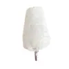 Joyería de Acero Inoxidable Personalizada de Fábrica Rueda de Tela de Algodón Encerado Pulido Espejo Blanca con Mango Rueda Cónica Cilíndrica de Terciopelo