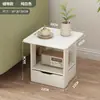 Mesa de centro nórdica mesa auxiliar para sofá de sala mueble mesa de rincón mesita de noche mesa cuadrada pequeña mesa cuadrada mesa pequeña para minidepartamento mesa auxiliar
