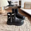 Botas para Niña Botas tipo Martin para Niño 2026 Nuevo Estilo Botas de Piel Suave para Niñas Pequeñas Suela Temporada Otoño/Invierno Botines Tipo Princesa para Bebés Niñas