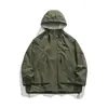 Chaqueta con capucha japonesa de suministro directo de fábrica para hombre, nueva marca de moda de primavera y otoño, chaqueta holgada de moda para niños.