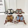 Bolso de accesorios para niños, popular en Europa y América, con colores contrastantes, mini bolso de venta personalizado para niñas, bolso bandolera de princesa a la moda.