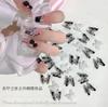 10 Manicura Antiguo Translúcido Negro Mariposa Joyería Hada Resina Mariposa Popular Caliente Estéreo Accesorios para Uñas