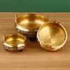 Incensário de Latão para Uso Doméstico, Incensário de Sândalo com Três Pés e Duas Alças, Porta Incenso Zen Flor de Lótus