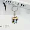 Llavero de Pegamento Suave de PVC Llavero de Gato Perro Llavero Lindo Regalo Llavero de Animal Artículo Pequeño para Regalar