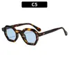Nuevas Gafas de Sol Polygonales Retro de Moda con Protección Solar para Hombres y Mujeres Gafas de Sol de Personalidad Transfronterizas Europeas y Americanas Gafas de Sol Casuales