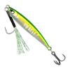 10g-80g pez plomado satinado de cinco colores cebo duro láser plancha de hierro plomo pez tres anzuelos pesca marítima pesca en barco cebo Luya al por mayor