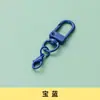Corrente de porta chaveiro pendente de corrente de porta 14mm fecho lagosta cor de doce fecho de cachorro giratório joia de metal acessórios DIY