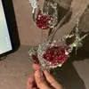 Um Par de Taças de Toast Kit de Material DIY Taças de Champanhe Feitas à Mão Presente de Casamento para Noiva Decoração Criativa de Casamento Taças